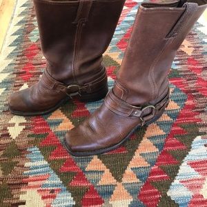 Frye harness boots